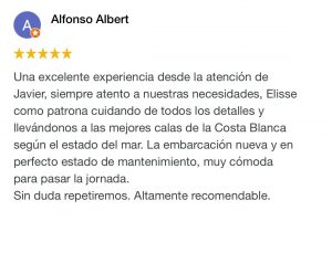 reseña cliente 3